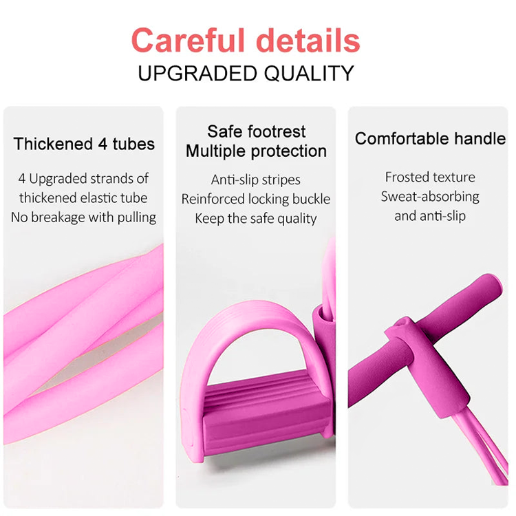 CILIFERĀ® šLimited-time 50% discountā³21 Fitness Resistance Bands-4 Tube Pedal Ankle Puller