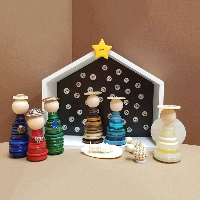 Cilifer® DIY Button Nativity Scene Kit