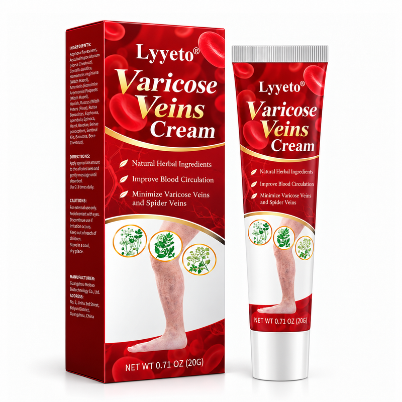 Lyyeto cream tube and matching carton