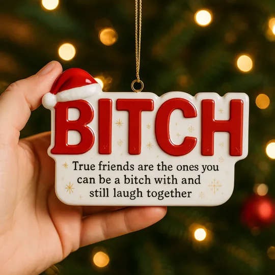 Cilifer® Funny Friendship Christmas Ornament