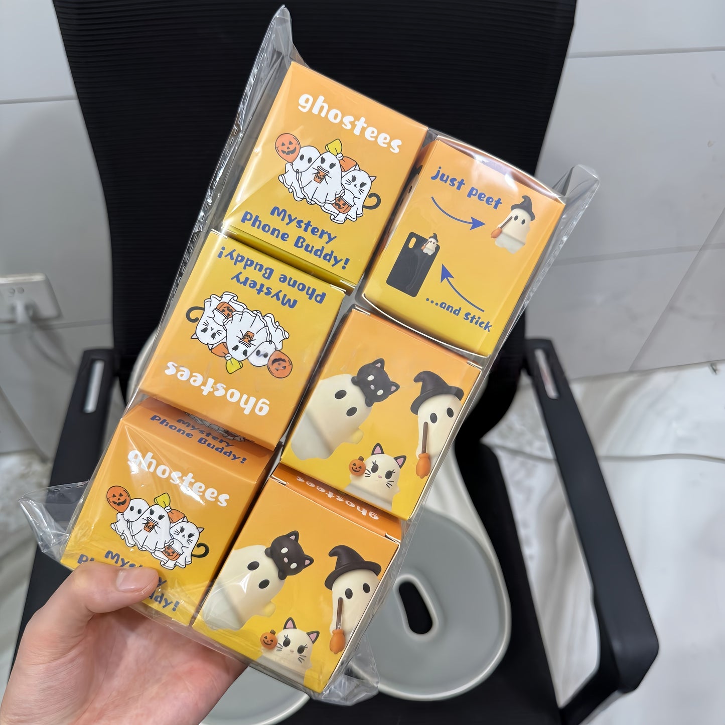 🔥LAST DAY 49% OFF - 👻 Cilifer® Ghostees Mystery Phone Buddy - 6-Pack