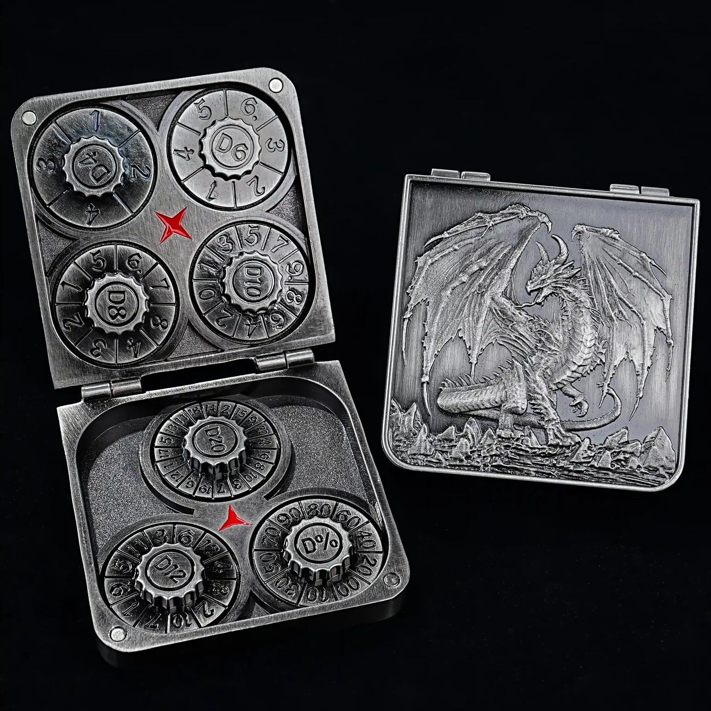 Cilifer® DND Magnets High-quality Zinc Alloy Pocket Flip Dice Spinner