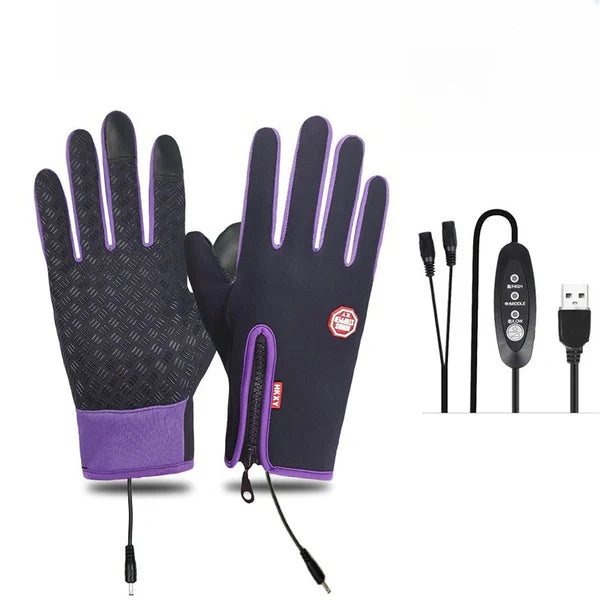 CILIFER® Outdoor Heated Gloves Windproof and Waterproof with Plus Velvet