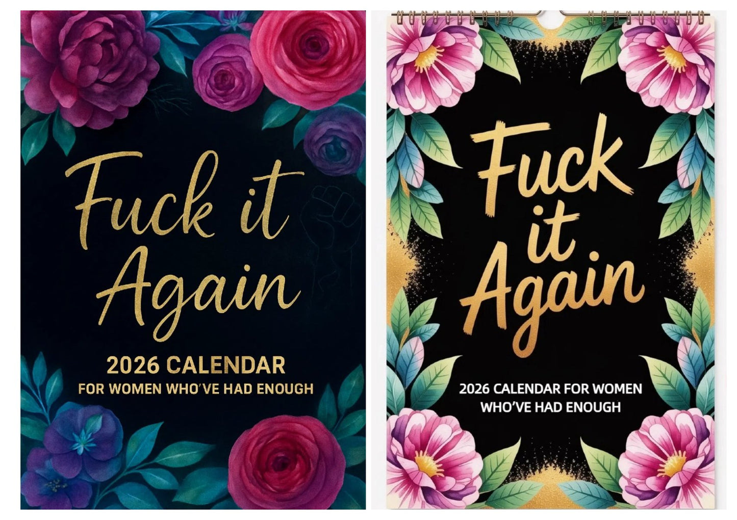 🔥Fuck It Again – 2026 Cilifer® Calendar For Women Who've Had Enough