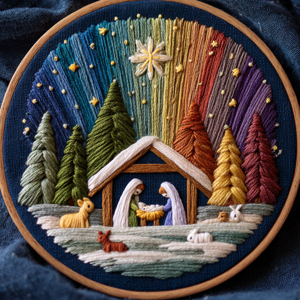 Cilifer® Nativity Scene Embroidery Kit