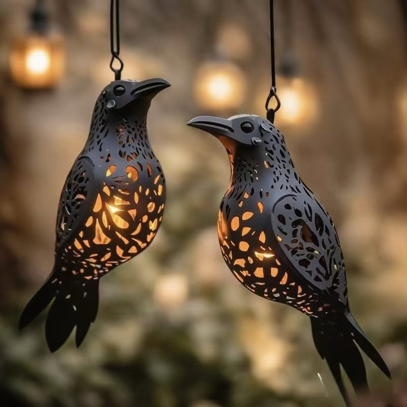 🐦⬛Cilifer® Gothic Raven Hanging Lantern