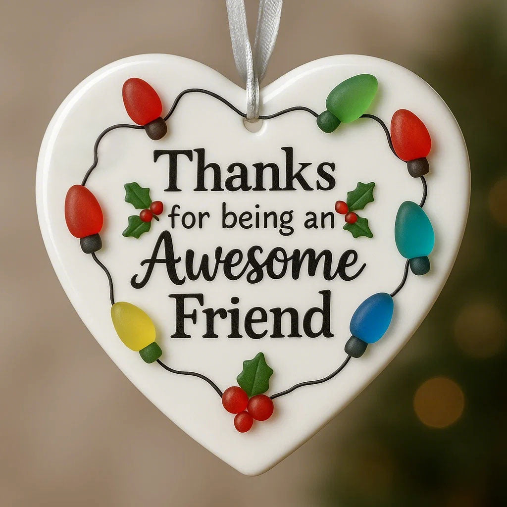 Cilifer® Heartfelt Awesome Friend Keepsake Ornament