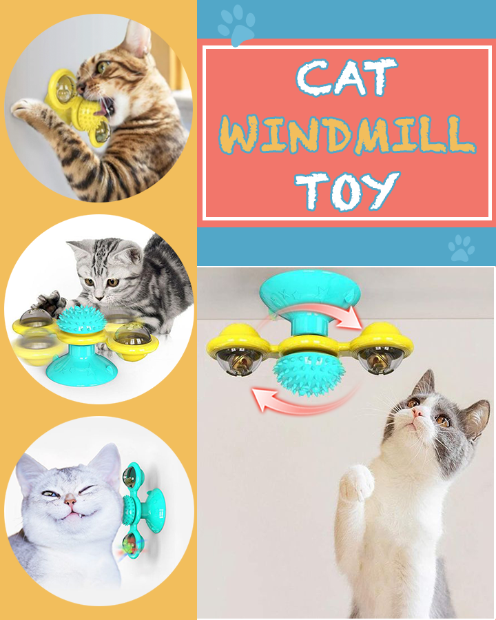 Cat Windmill Toy