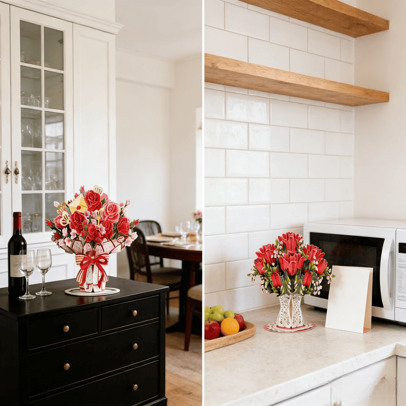 CILIFER® 🏆55K+ SOLD! 🌼💌 Forever-Blooming 3D Flower Pop-Up Card– Personalized Love Message & Everlasting Bloom 🎁