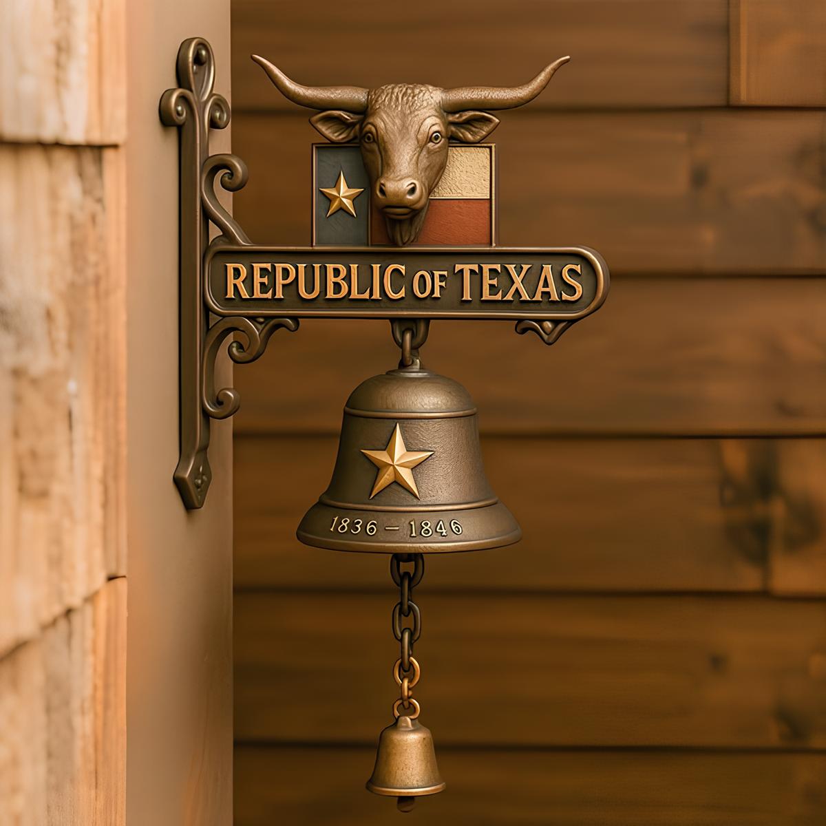 ⚠️Cilifer® Only a Few Left -Republic of Texas Vintage Doorbell (1836–1846)