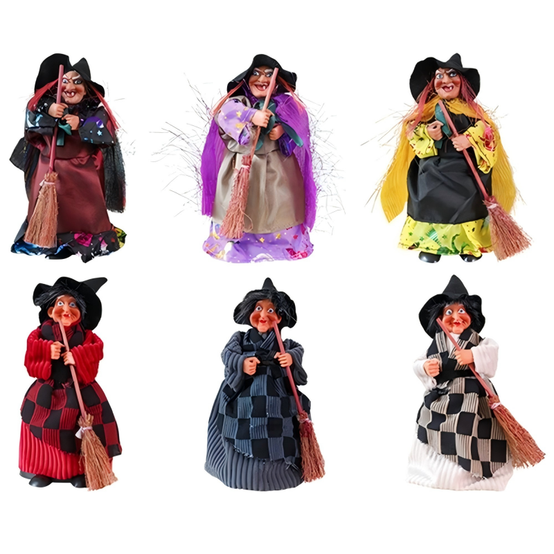🧙🧹Cilifer® Halloween Witch Doll Statue Decor Desktop