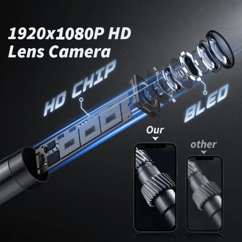 CILIFER® 🔎 Plug-and-Play Endoscope Camera – Compatible with Android & iPhone & ipad for Direct Connection