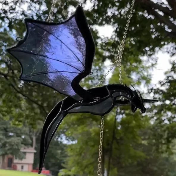 Cilifer® iron flying dragon hanging ornament