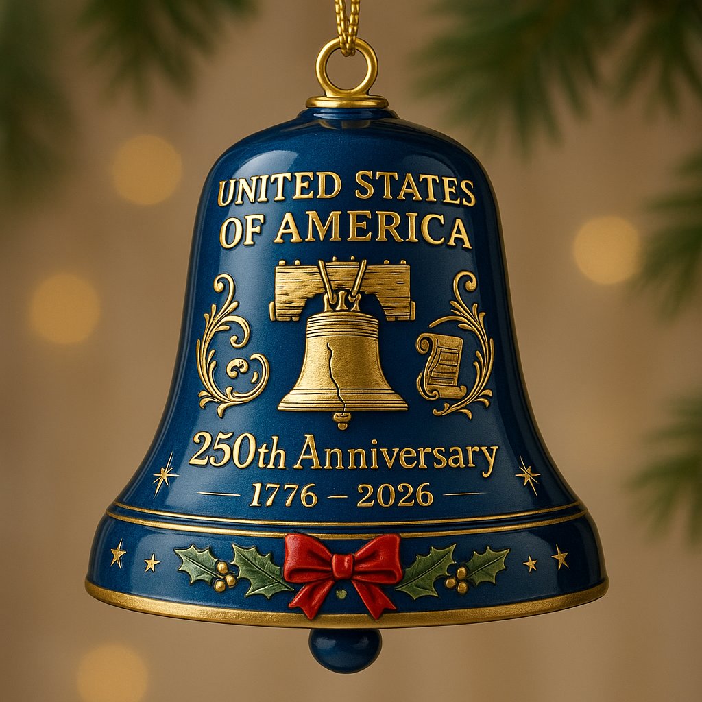 🔥Last Day: 50% OFF🔔Cilifer® United States 250th Anniversary Bell Ornament