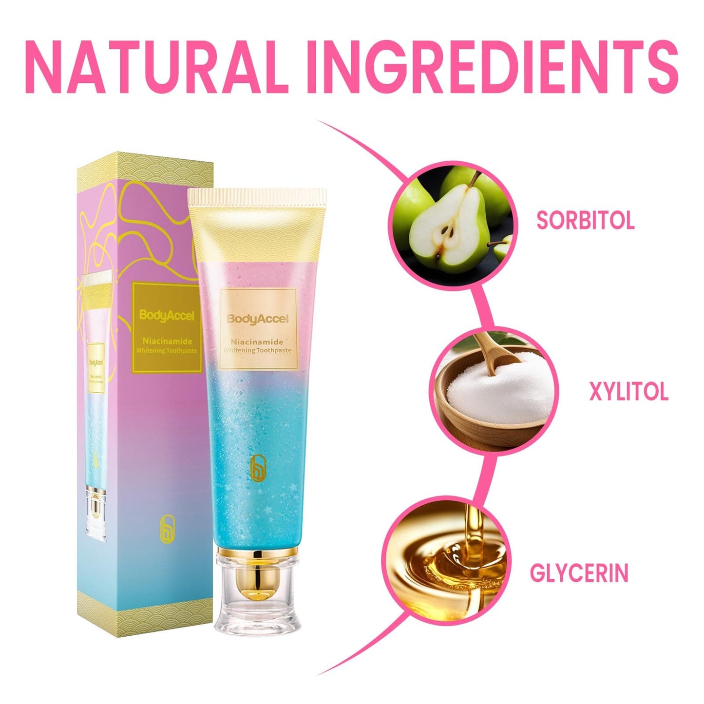 CILIFER® Eptchn Triple Fluoride-Free Whitening Niacinamide Toothpaste