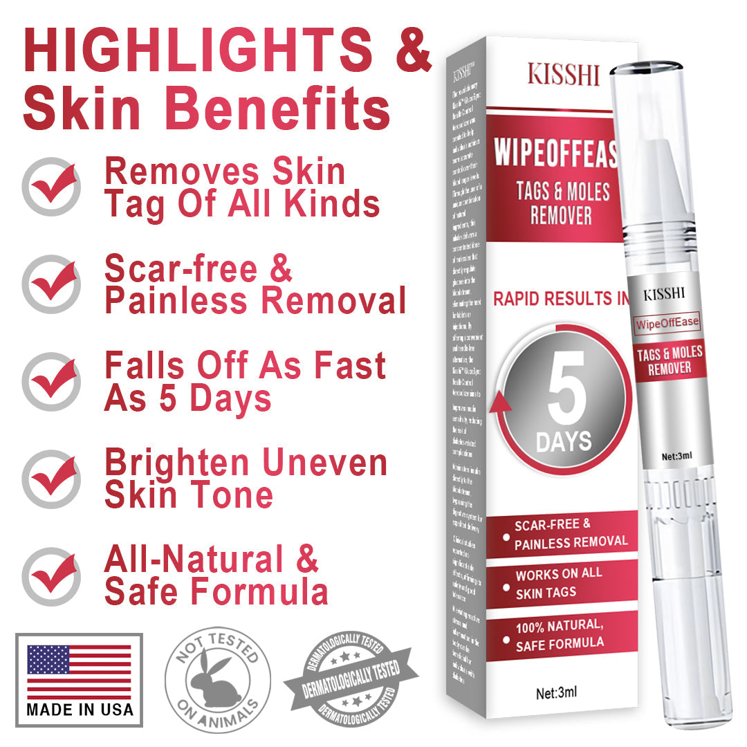 ✨KISSHI™ WipeOffEase Tags & Moles Remover