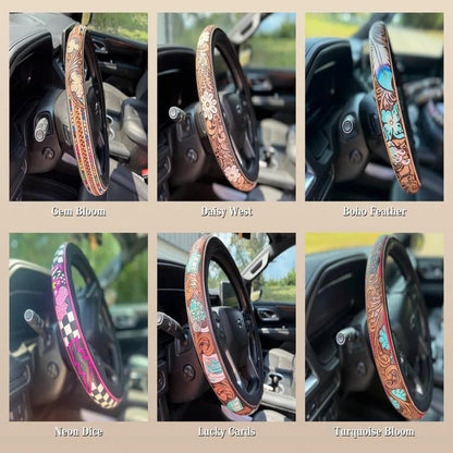 Western Steering Wheel Cover