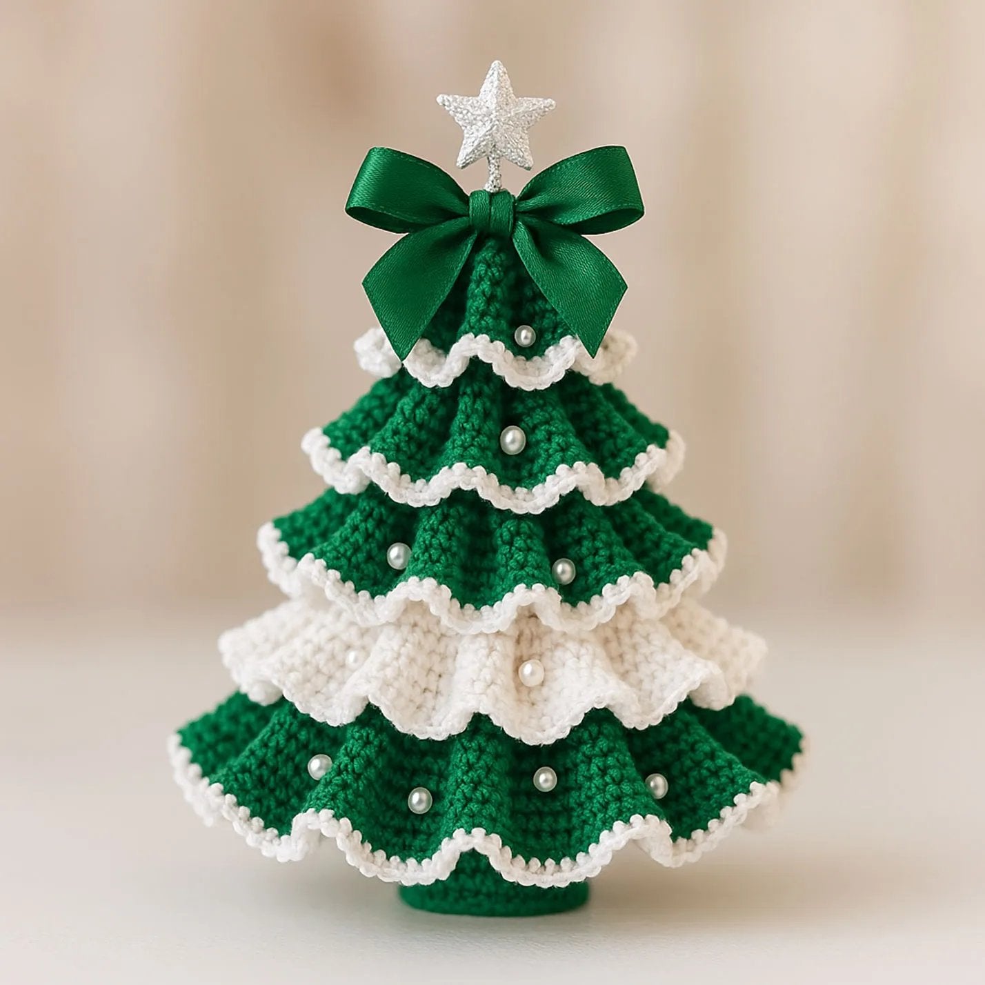 🤚🎁Cilifer® DIY Crochet Christmas Tree Kit – Handmade Holiday Decoration Set