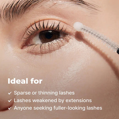 Peptide Lash & Brow Serum with Precision Brush – Fuller-Looking Lashes, 15ml