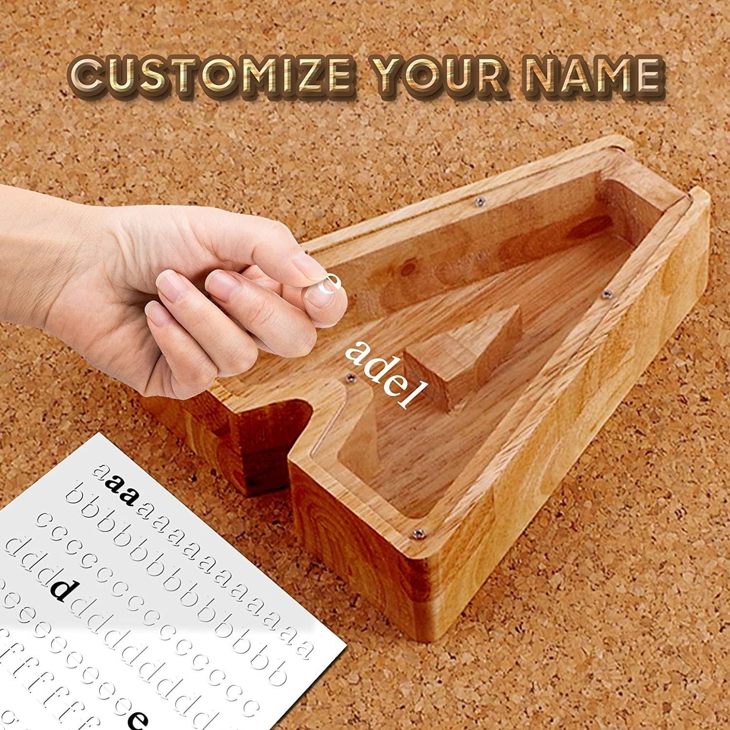 🎁Last Day 49% OFF - Cilifer® Customized wooden piggy bank gift for children🎉