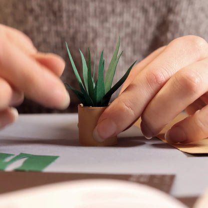 🪴✨Cilifer® Easy DIY Paper Plants Kit | Guided Lines & Instructions Included