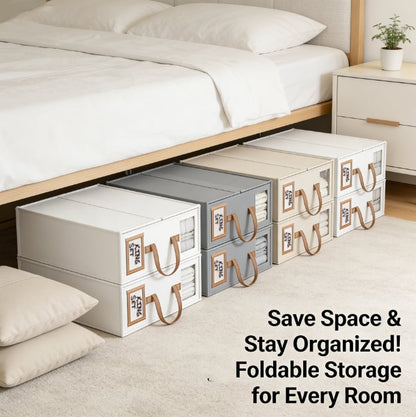 CILIFER® Foldable Sheet Storage Set – Keep Your Bedding Organized and Neat 🛏️✨