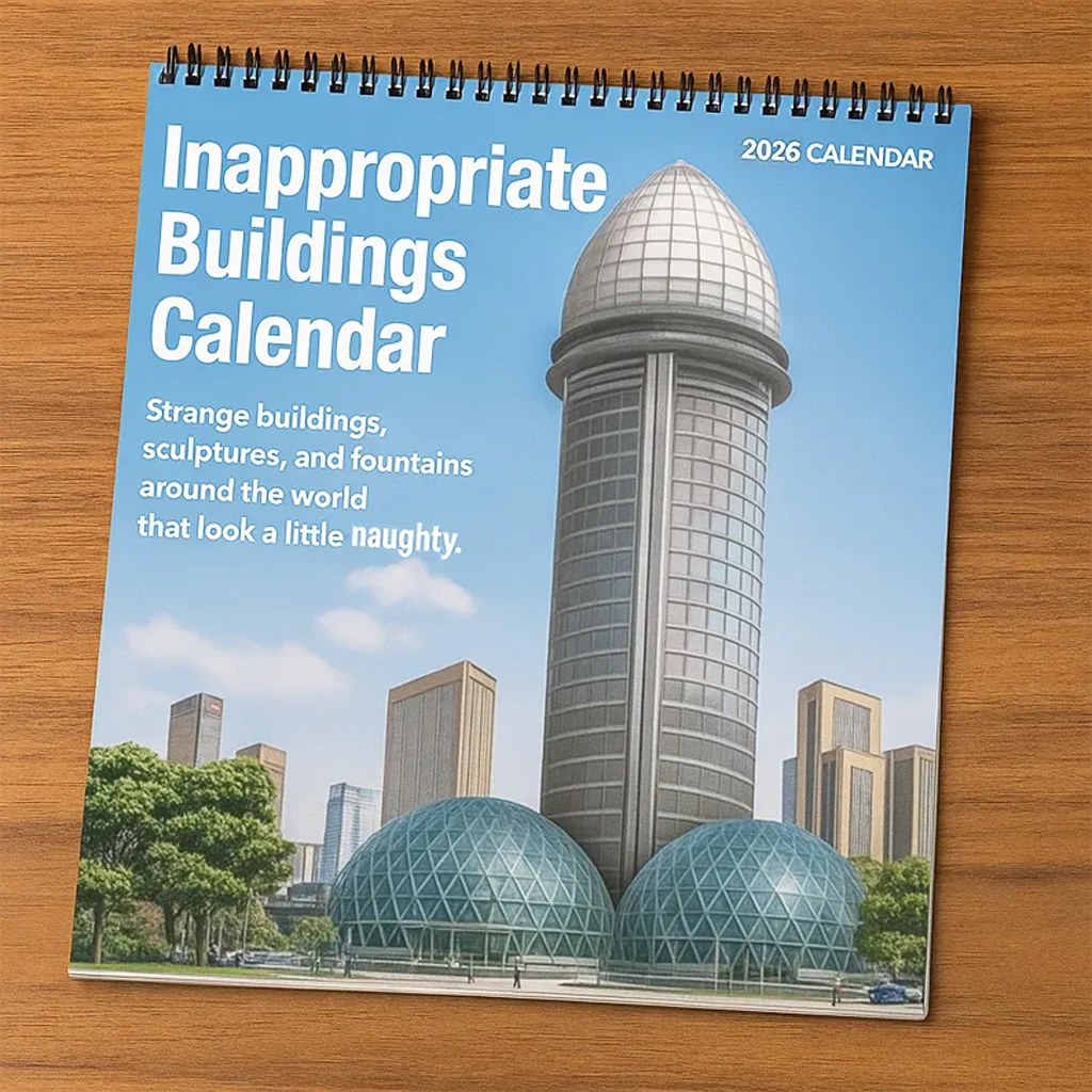 Cilifer® Funny Building 2026 Calendar