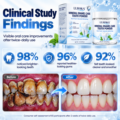 LUHAKA® ENAMEL RENEWAL MINERAL TOOTH POWDER