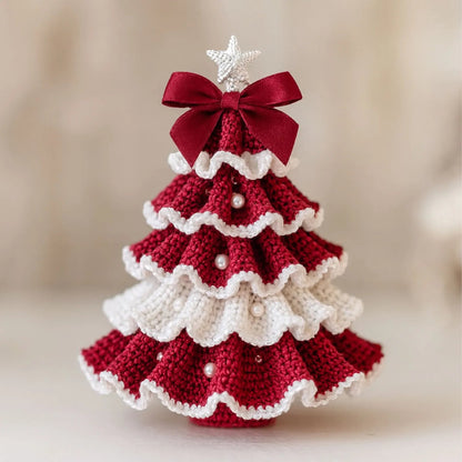 🤚🎁Cilifer® DIY Crochet Christmas Tree Kit – Handmade Holiday Decoration Set