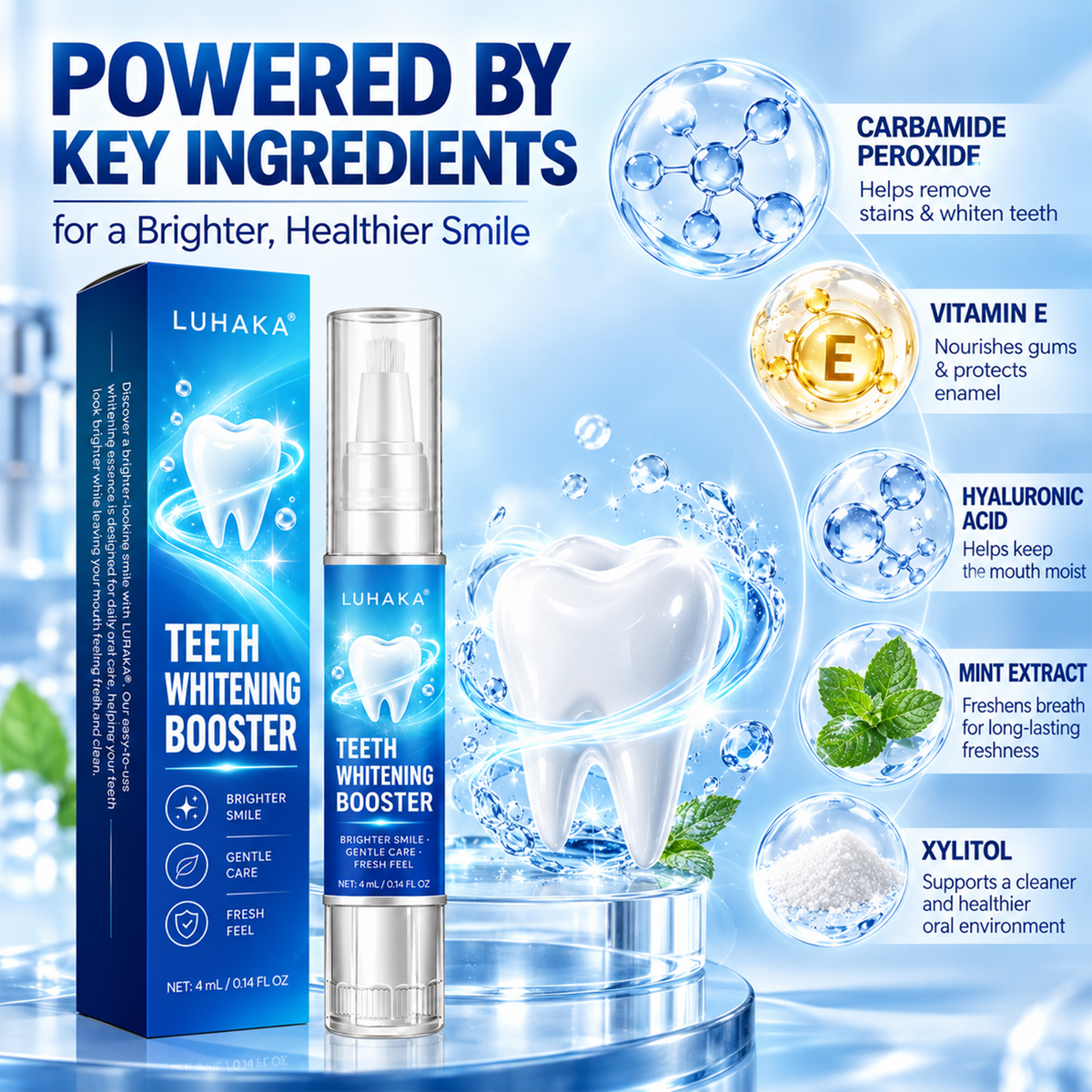 LUHAKA® Advanced Teeth Whitening Booster