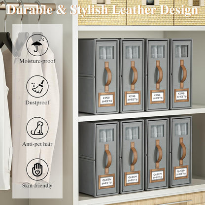 CILIFER® Foldable Sheet Storage Set – Keep Your Bedding Organized and Neat 🛏️✨