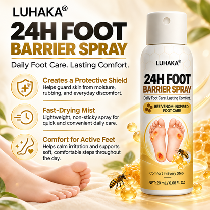 LUHAKA® GlucaVeil 24H Foot Barrier Spray