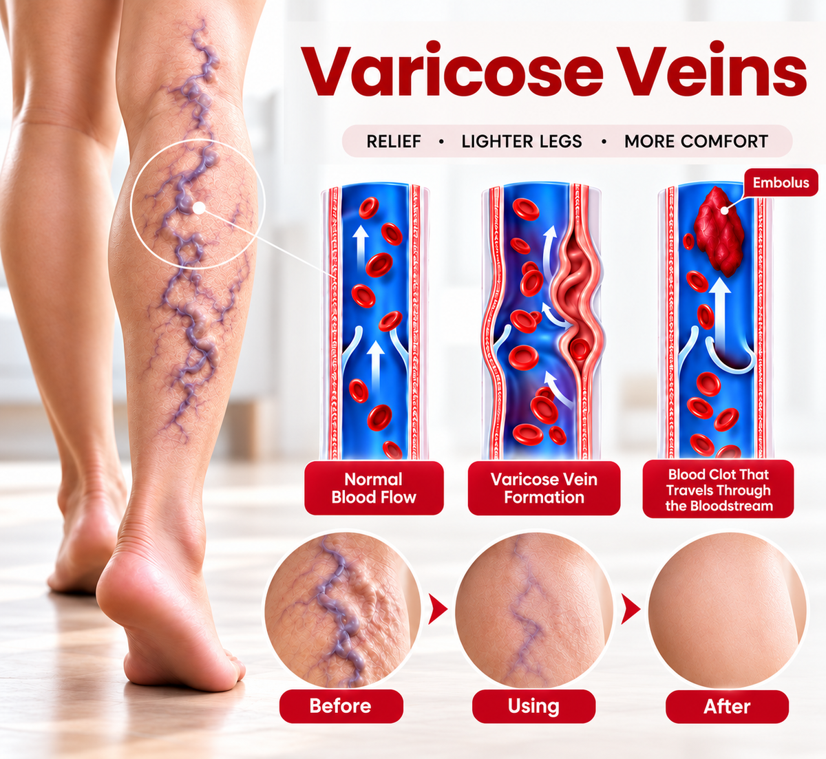 Lyyeto® Varicose Veins Cream – Daily Leg Care & Skin Comfort, 20g