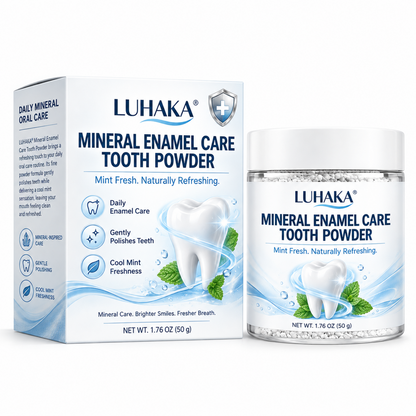LUHAKA® ENAMEL RENEWAL MINERAL TOOTH POWDER