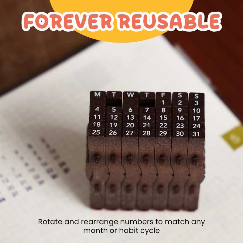 📅 Cilifer® TimeBlocks Connected Calendar Stamp