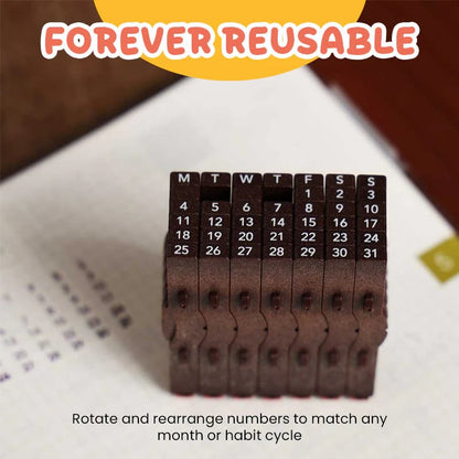 📅 Cilifer® TimeBlocks Connected Calendar Stamp