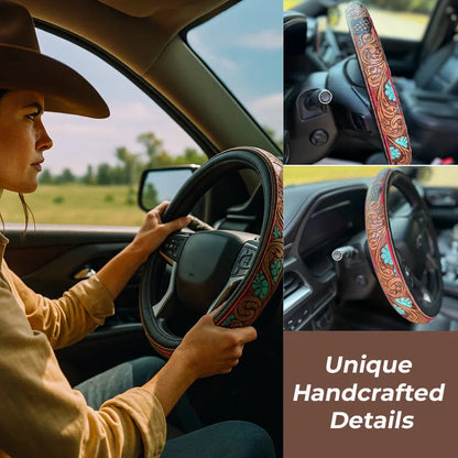 Western Steering Wheel Cover