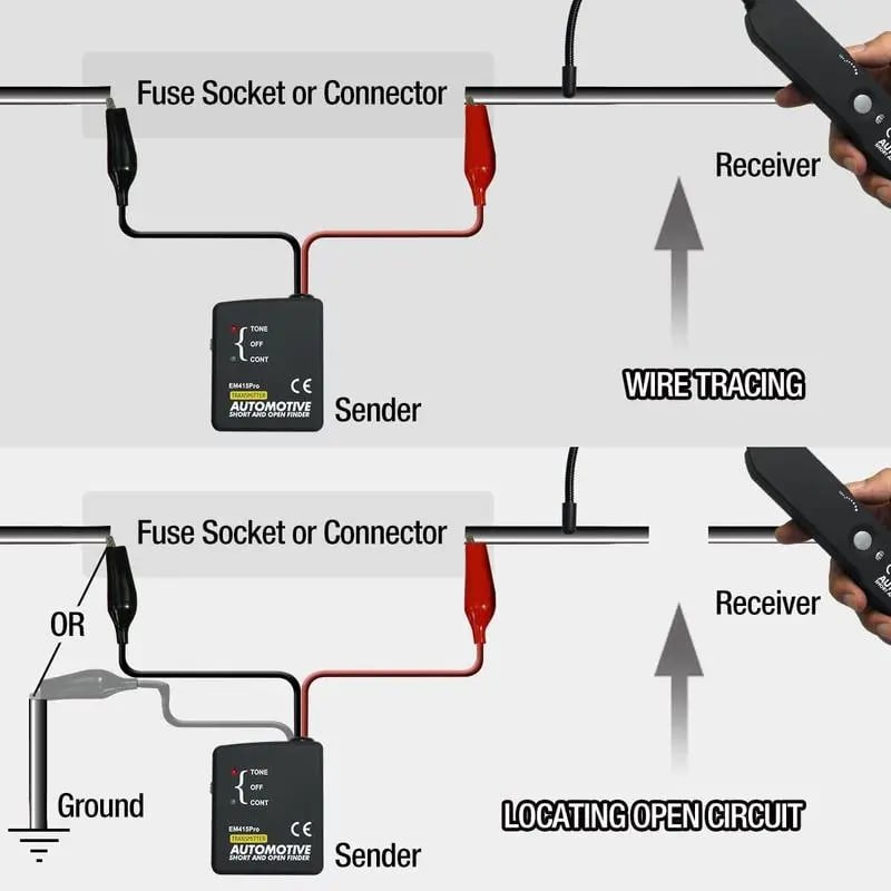 CILIFER® EM415Pro Automotive Electrical Open&Short Finder Circuit Tester.Tone Generator Cable Wire Breaker Fault Finder