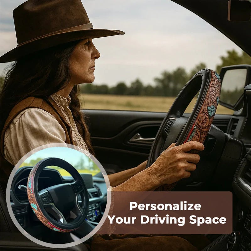 Western Steering Wheel Cover