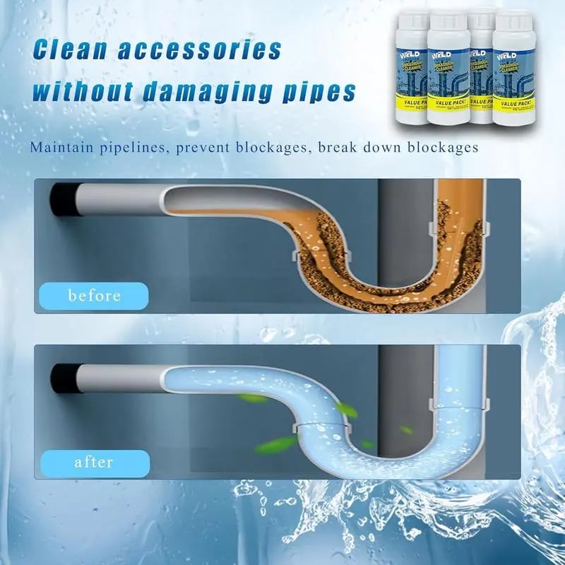 CILIFER® 🚰 WRLD Tornado Drain Cleaner | Dissolves 200+ Clogs & Kills Bacteria 🔥🔥