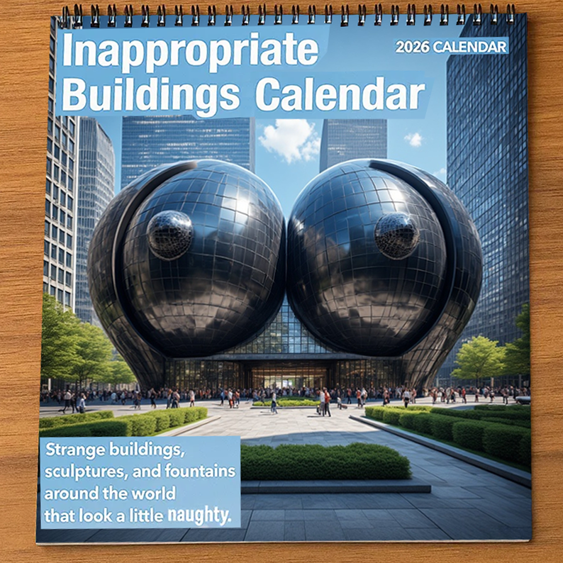 Cilifer® Funny Building 2026 Calendar
