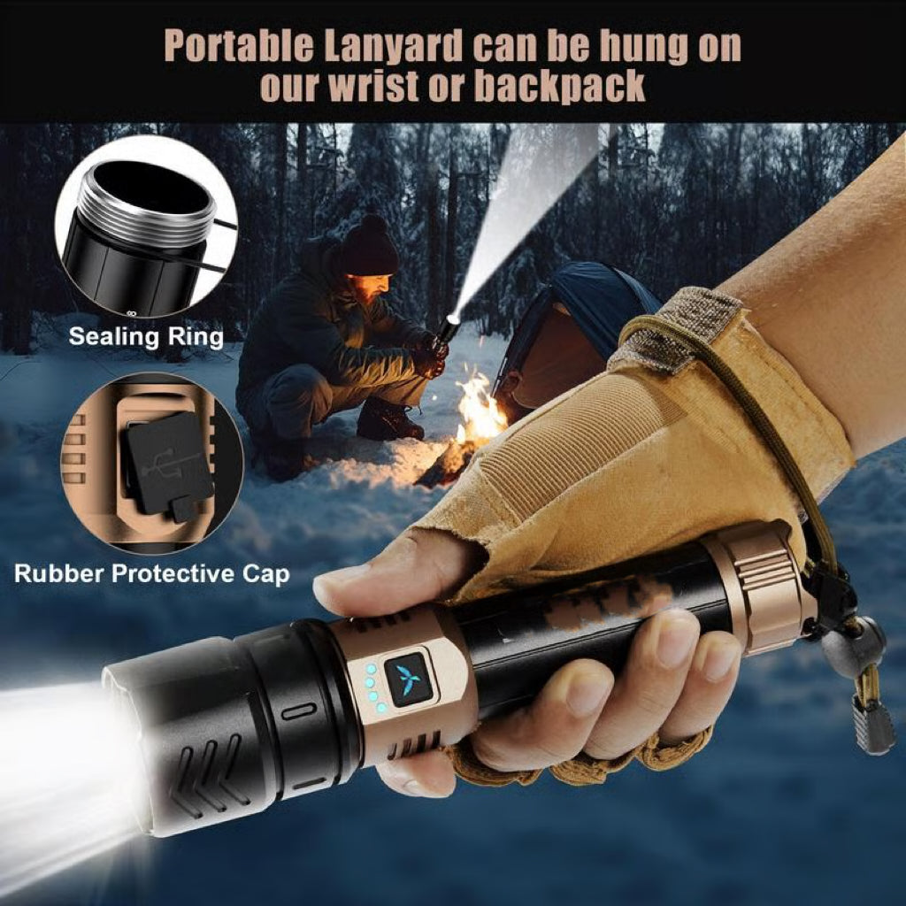 Cilifer®  flashlight strong light ultra bright outdoor camping home long-range portable ultra long endurance lighting