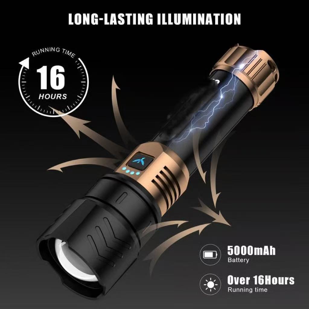 Cilifer®  flashlight strong light ultra bright outdoor camping home long-range portable ultra long endurance lighting