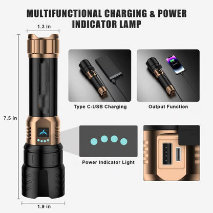 Cilifer®  flashlight strong light ultra bright outdoor camping home long-range portable ultra long endurance lighting