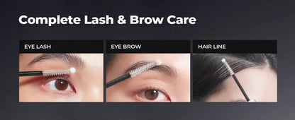 Peptide Lash & Brow Serum with Precision Brush – Fuller-Looking Lashes, 15ml