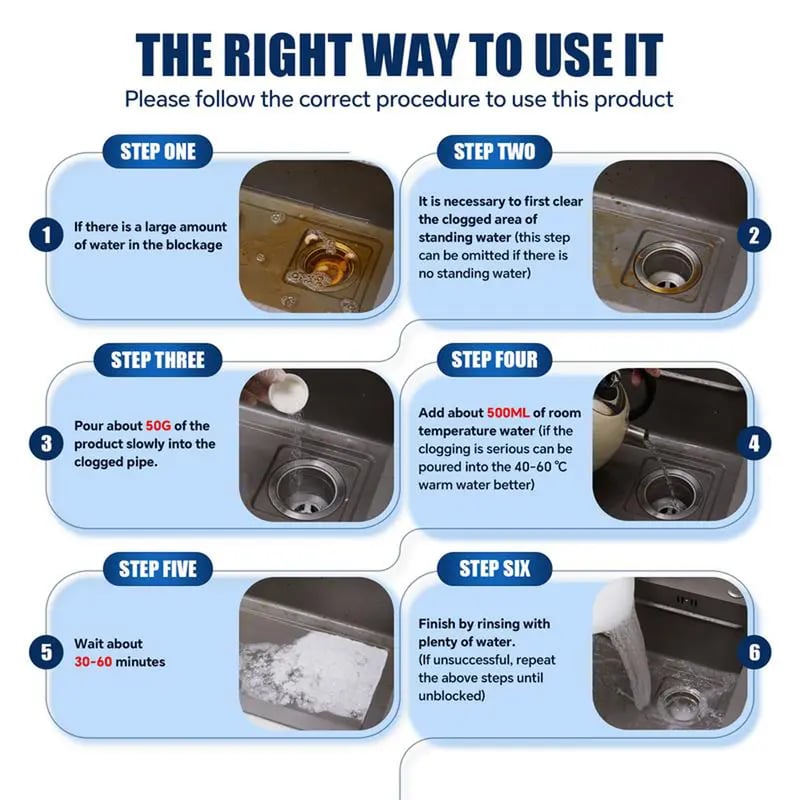 CILIFER® 🚰 WRLD Tornado Drain Cleaner | Dissolves 200+ Clogs & Kills Bacteria 🔥🔥