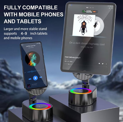 CILIFER® Upgraded Cell Phone Stand with Induction Speaker/Power Bank/Atmosphere Light