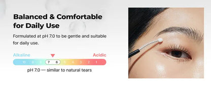Peptide Lash & Brow Serum with Precision Brush – Fuller-Looking Lashes, 15ml