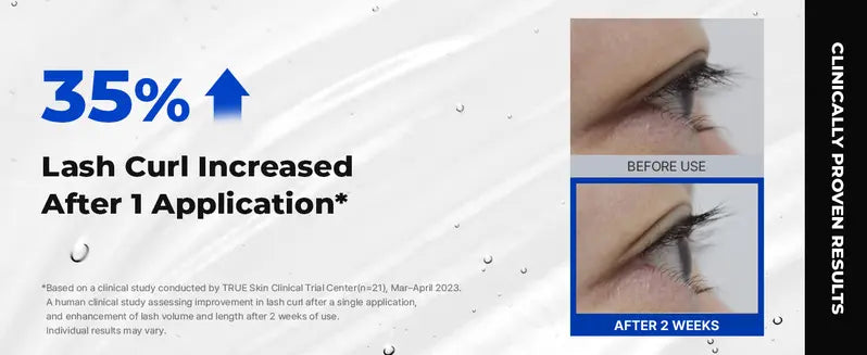 Peptide Lash & Brow Serum with Precision Brush – Fuller-Looking Lashes, 15ml