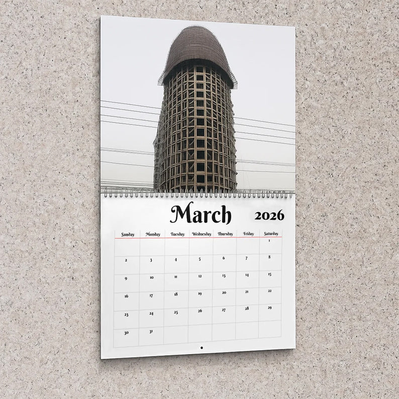 Cilifer® Funny Building 2026 Calendar